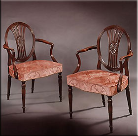 armchair, Robert Adam style
