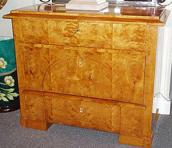 Biedermeier furniture: wooden box