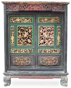 19 th century Chinees Fujian style cabinet