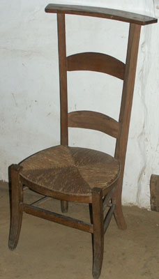 Furniture: cottage style church chair
