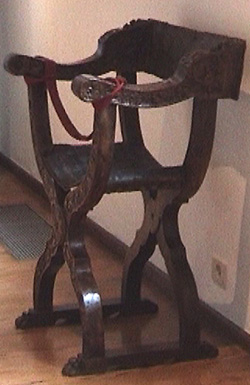 Furniture: Flemish style armchair