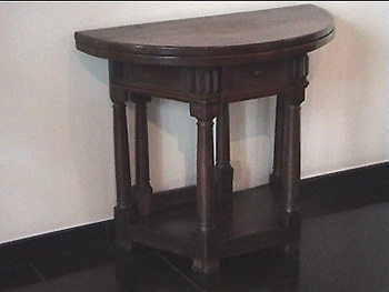 Furniture: Flemish style hall table