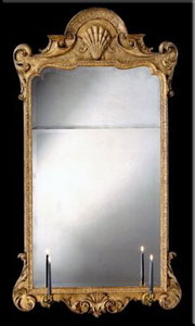 mirror, George II style furniture