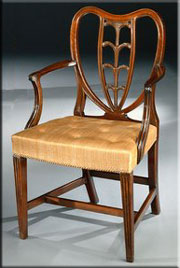 armchair, George III style furniture