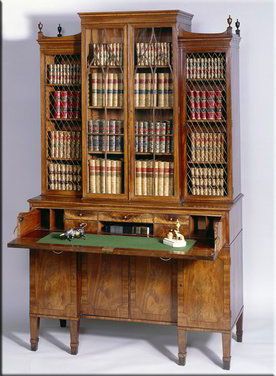 book case, George III style furniture