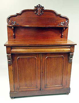 Irish style  furniture: chiffonier 19 th century