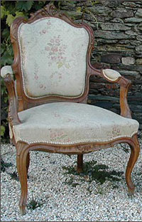 armchair Louis XV style