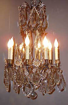 Napoleon III style chandelier
