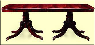 Regency furniture style dinning table