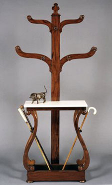 Regency furniture style hat stand