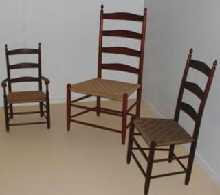  chairs in Shaker style furniture