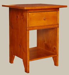 side table in Shaker style furniture