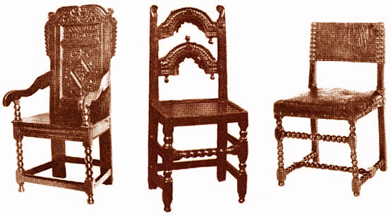 Furniture: Tudor style chairs